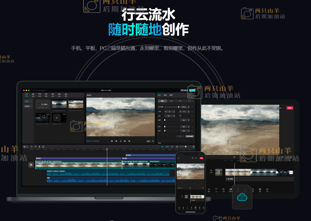 新版剪辑软件 一键瘦身拉长腿功能上线 完美联动PR\FCPX！|信源通信